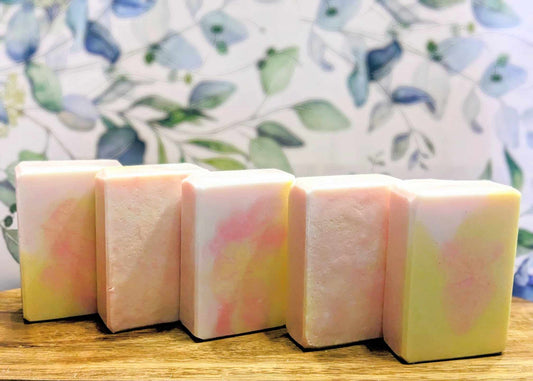 Goat's Milk Marble Soap - Honeysuckle