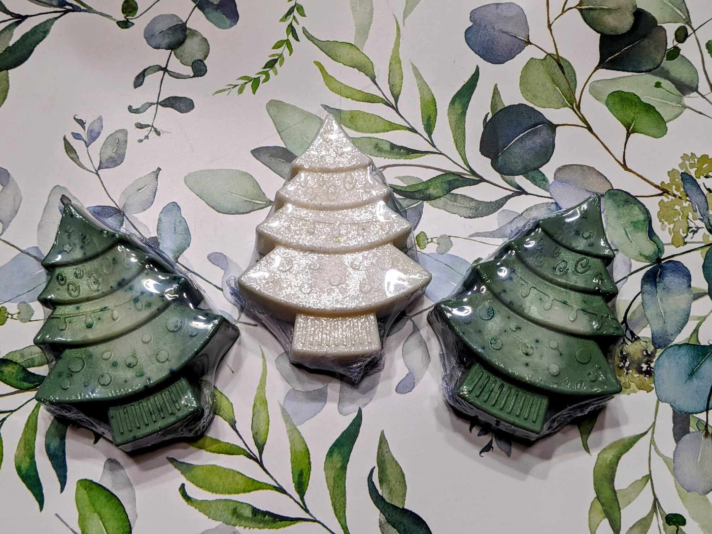 Christmas Tree Goat's Milk Soaps (Peppermint or Spearmint)