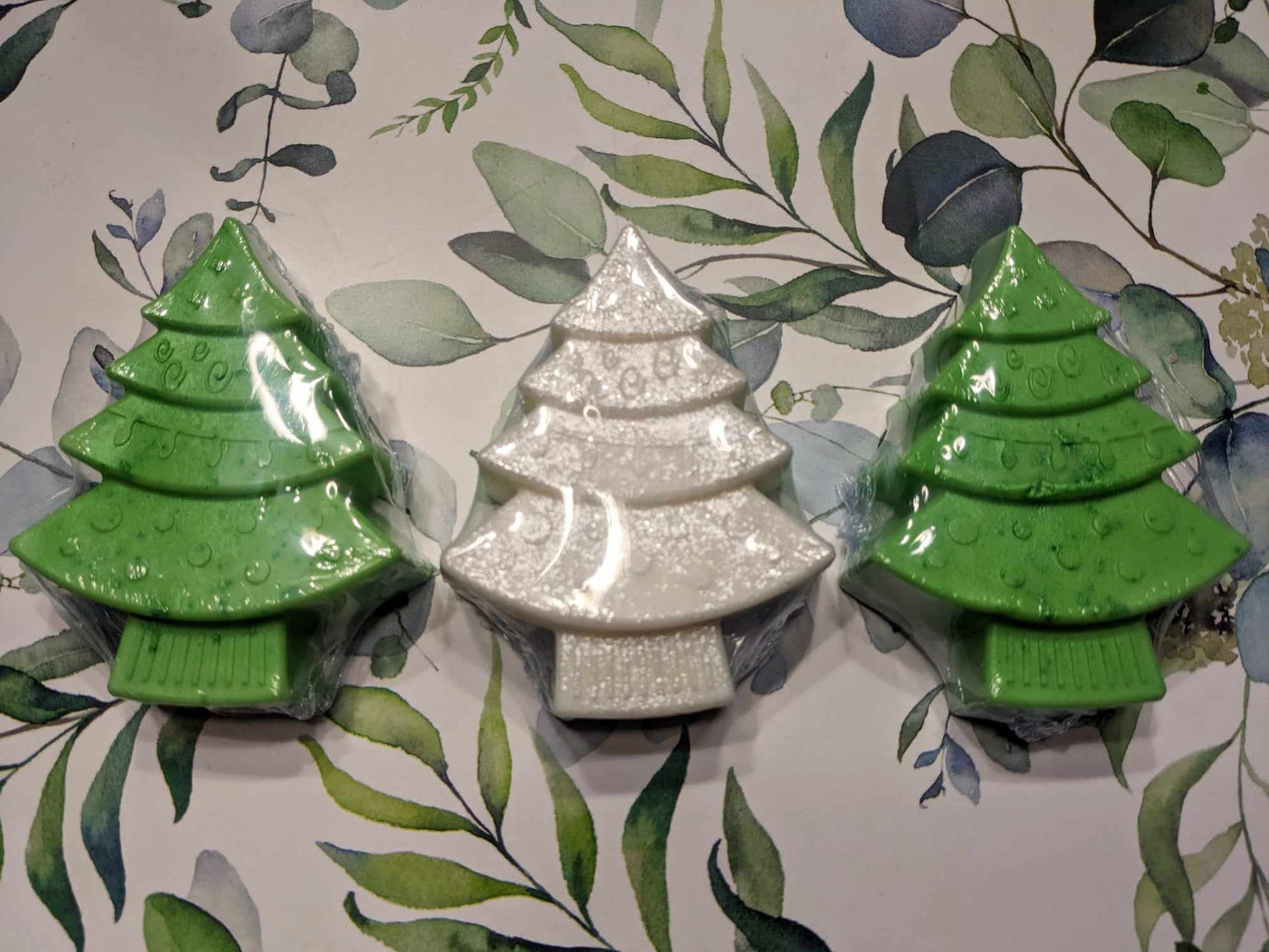 Christmas Tree Goat's Milk Soaps (Peppermint or Spearmint)