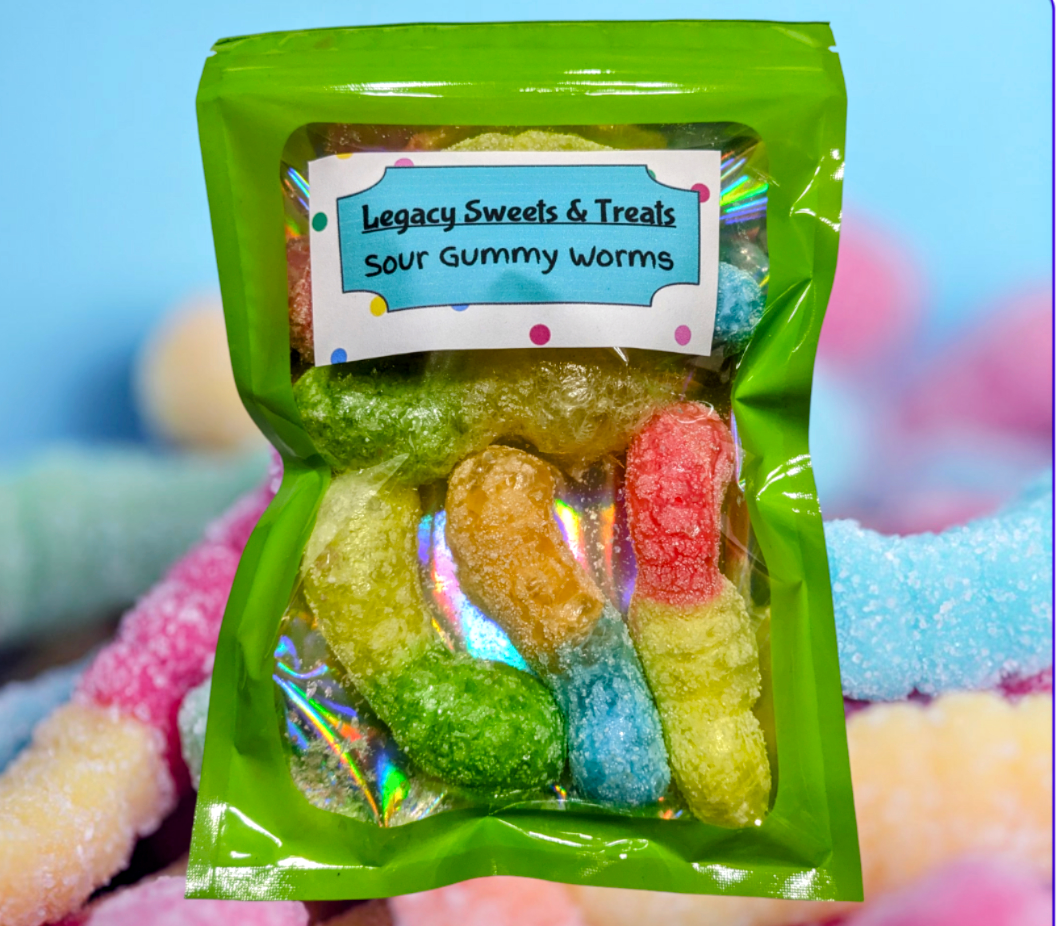 Freeze Dried Sour Gummy Worms