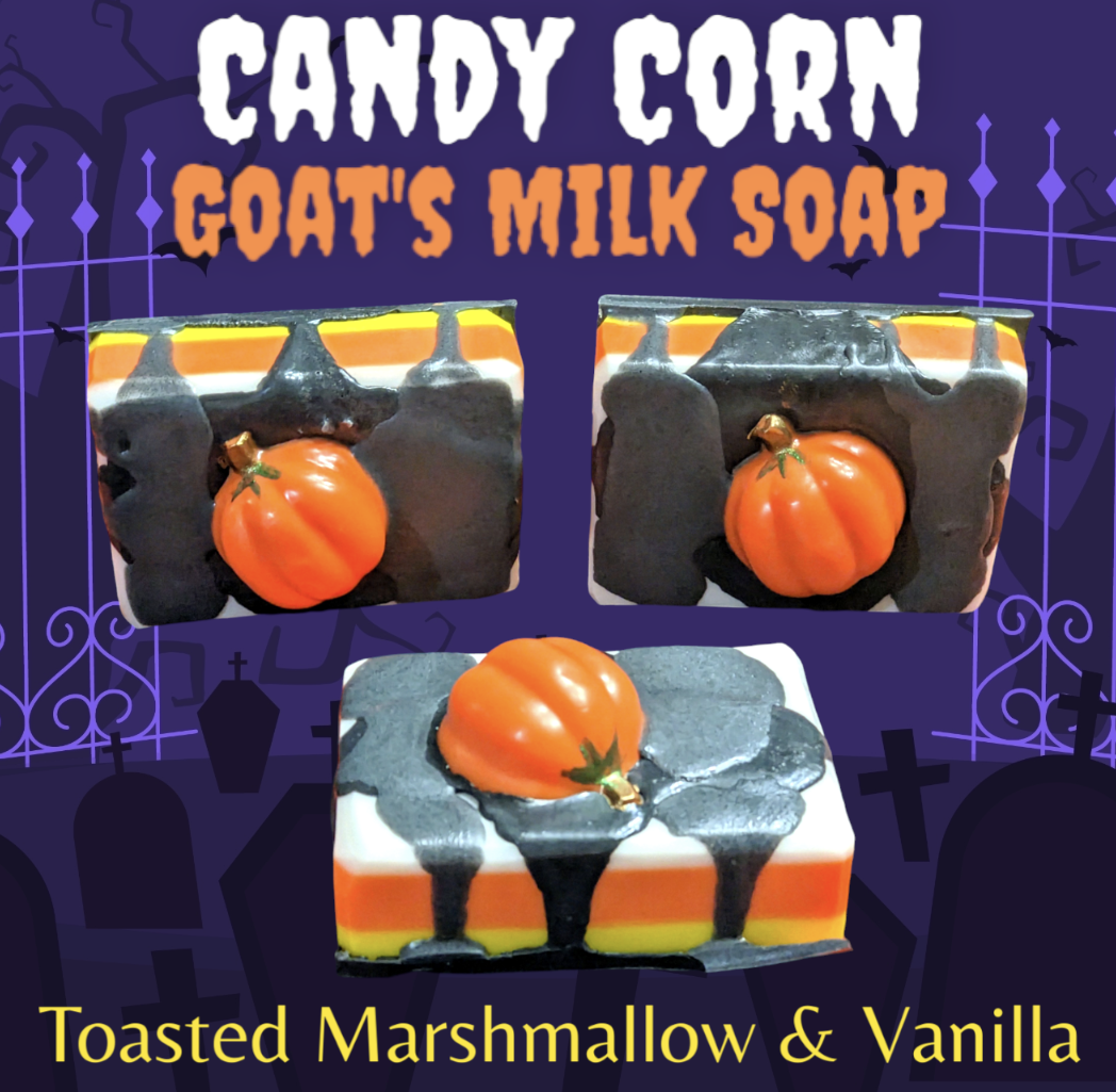 Candy Corn Goat's Milk Soap Bar