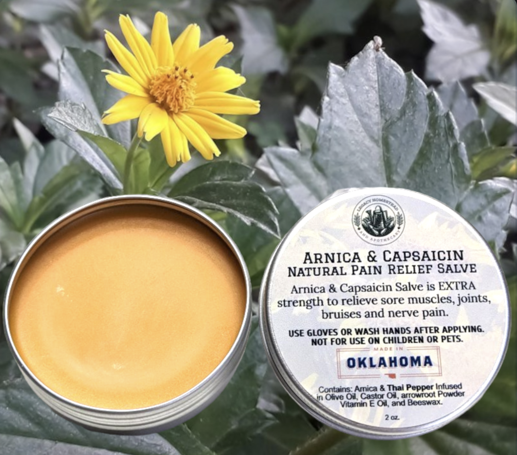 Arnica & Capsaicin Natural Pain Relief Salve