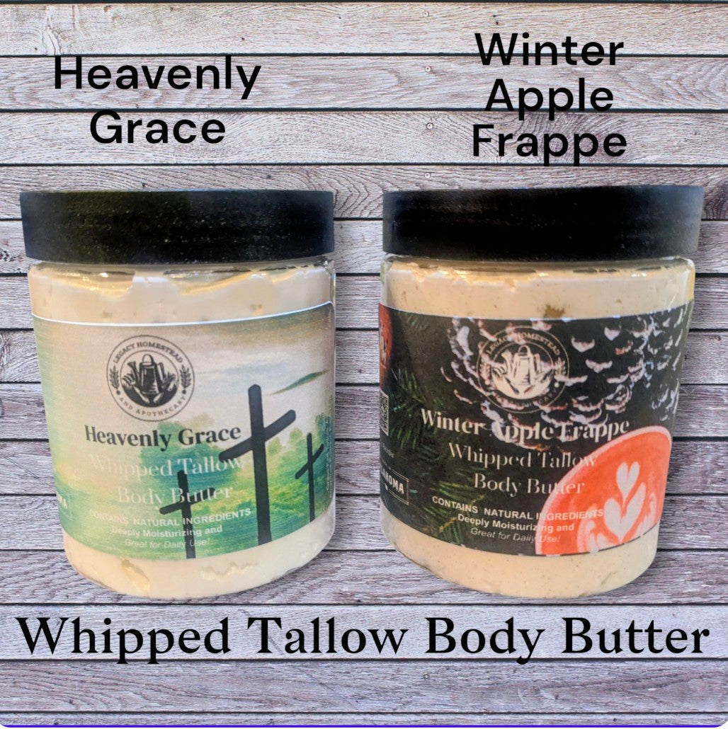 Whipped Tallow Body Butter 8 oz. Jar