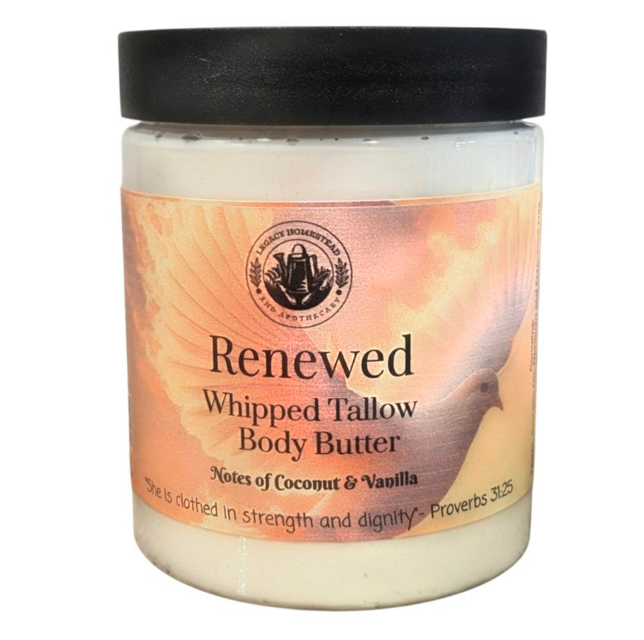 Whipped Tallow Body Butter 8 oz. Jar